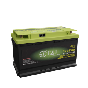 E&J LiFePo4 akku 12,8 V 140 Ah Lämmitys – Bluetooth