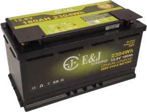 E&J LiFePo4 akku 12,8 V 180 Ah Lämmitys - Bluetooth